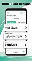 Fonts for Cricut-poster