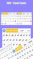 Papan Kekunci Fon: Fon & Emoji syot layar 1