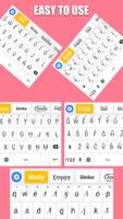 Lettertipes sleutelbord &Emoji screenshot 2