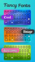 Fonts: Cool Keyboard Themes ポスター