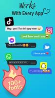 برنامه‌نما Fonts: Cool Keyboard Themes عکس از صفحه