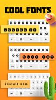 Fonts Keyboard: Cool font 2022 ポスター