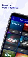 Font Manager for Huawei Emui الملصق