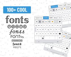 Fonts 포스터