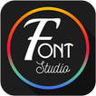 Font Studio ajouter text photo