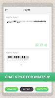Fancy font style for whatzup poster