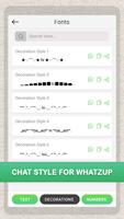 Fancy font style for whatzup screenshot 1