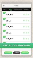 Fancy font style for whatzup screenshot 2