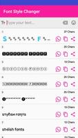 Font Style Changer capture d'écran 1