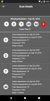 Lottery Statistics for Powerba screenshot 2