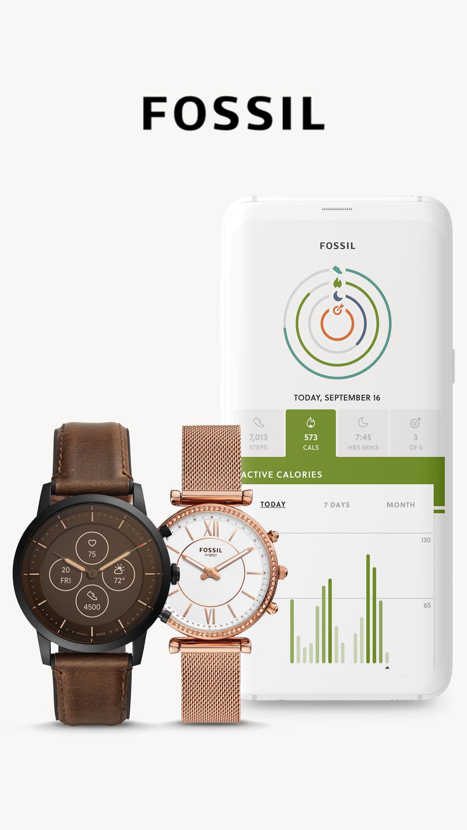 fossil hybrid smartwatches