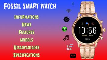 fossil smartwatch Affiche