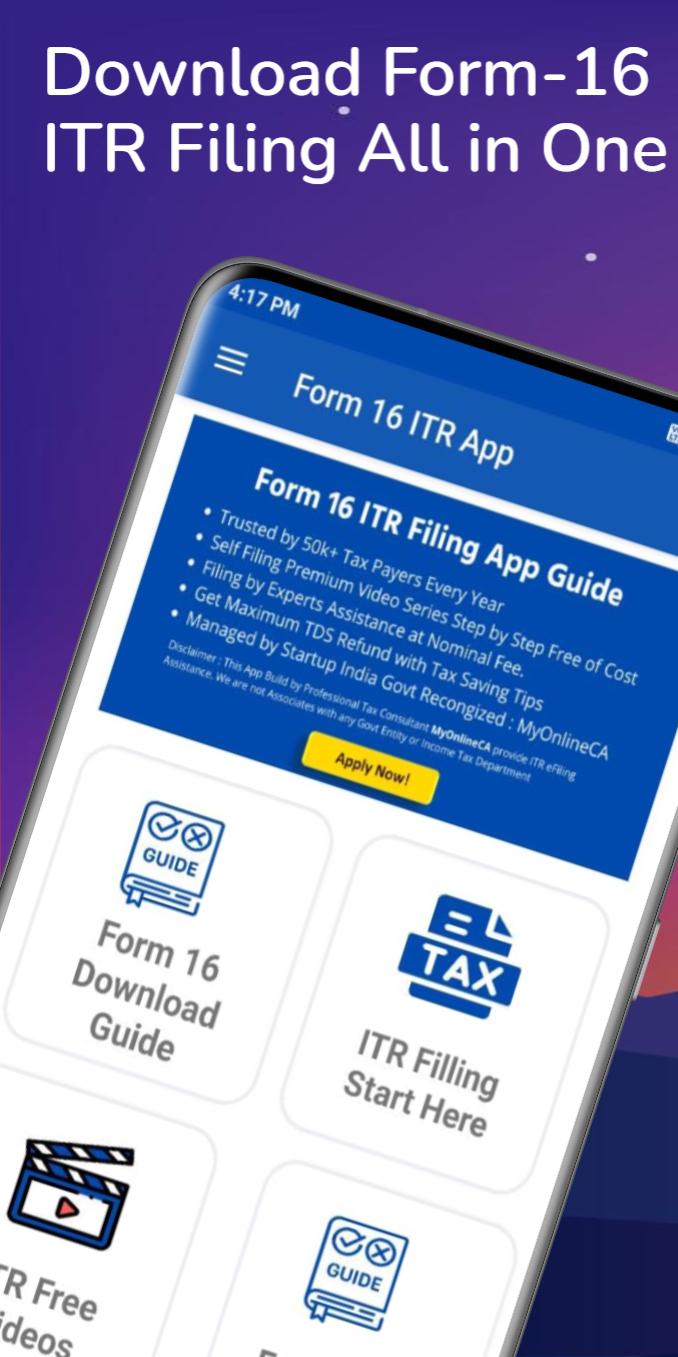 Income Tax Form 16 ITR Filing APK untuk Unduhan Android