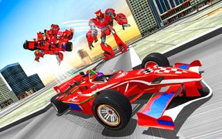 Formula Car Robot Game: Stunt Car Racing Simulator screenshot 1