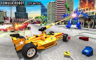 Formula Car Robot Game: Stunt Car Racing Simulator screenshot 2