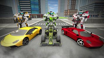 Transform Car Robot Game : Formula Car Robot War capture d'écran 2