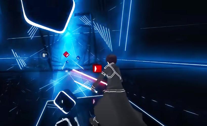 Игры будущего beat saber. Игра Beat saber. Beat saber Android VR. Логотип Beat saber. Beat saber screenshots.