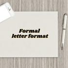 Formal letter format ikona