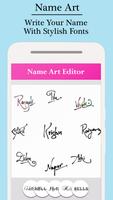 Name Art پوسٹر