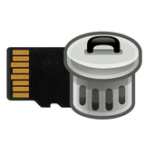 ikon Erase SD card