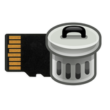 Erase SD card ikon