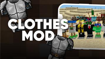 Сlothes Mod for Minecraft PE Affiche