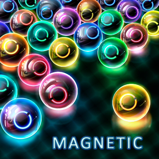 Magnetic balls 2: 輝くネオンバブル