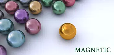 Magnetic balls puzzle game