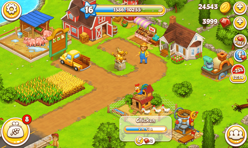 無料で ファームタウン ハッピーファームデイ フードファームゲームシティ ビルドホームと住宅 配達食品 アプリの最新版 Apk3 41をダウンロードー Android用 ファームタウン ハッピーファームデイ フードファームゲームシティ ビルドホームと住宅 配達食品