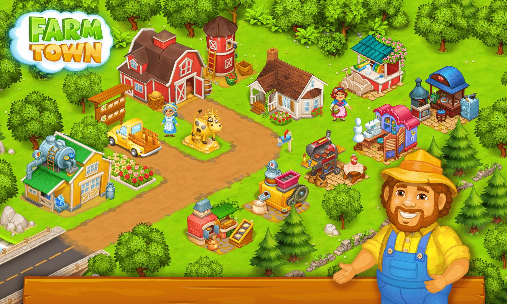 Farm Town For Android Apk Download - farm town in roblox giving tree info