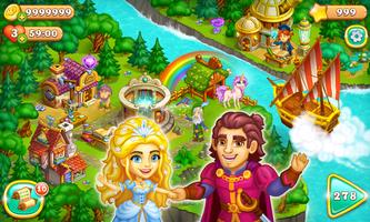 Magic Match3: Prince unicorn lovely story quest पोस्टर