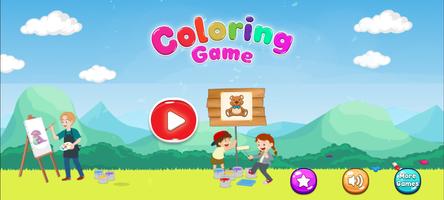 Coloring Game- Color and Paint постер