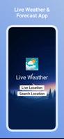 Live Weather & Forecast App پوسٹر
