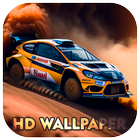Rally Car Wallpaper HD icône