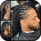 Black Men Dreadlocks Hairstyle icône