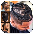 300 Black Men Braid Hairstyles ícone