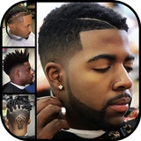 300 Fade Haircut for Black Men icône