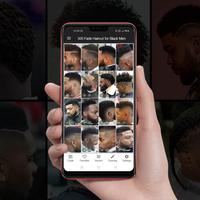 300 Fade Haircut for Black Men Affiche