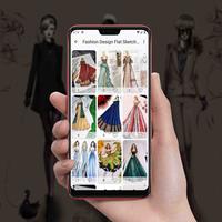 Fashion Design Flat Sketches poster
