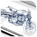 Esboços de motocicleta APK