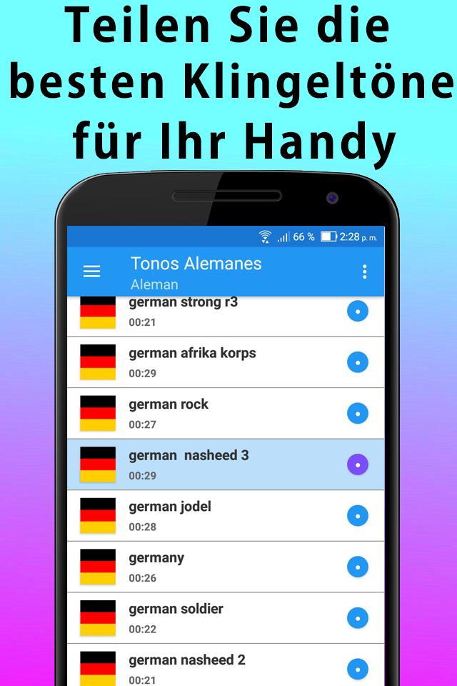 deutsche klingeltöne kostenlos für Android - APK herunterladen