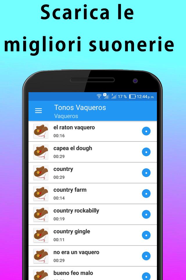 SUONERIE WESTERN DA SCARICA