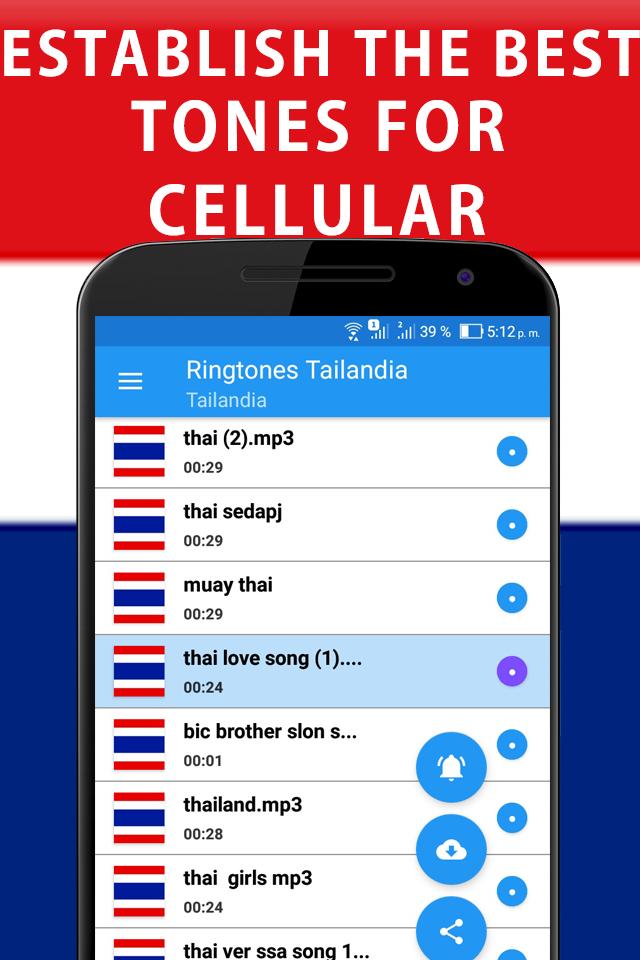 Free ringtones and sounds of Thai songs for Android - APK Download