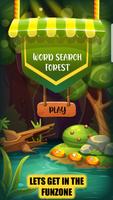 Word Search Forest Puzzle Affiche