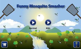 Funny Mosquito Smasher Affiche