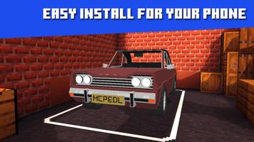 Addon Mod Cars pour Mcpe Mod Affiche