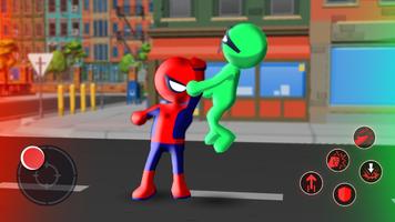 Stickman Fighter: Spider Hero capture d'écran 2