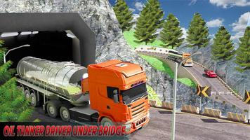 Off road Cargo Truck Sim: Uphill Oil Tanker Driver پوسٹر