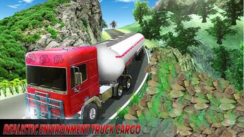Off road Cargo Truck Sim: Uphill Oil Tanker Driver اسکرین شاٹ 1