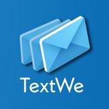 ارقام امريكية وهمية : Text We أيقونة